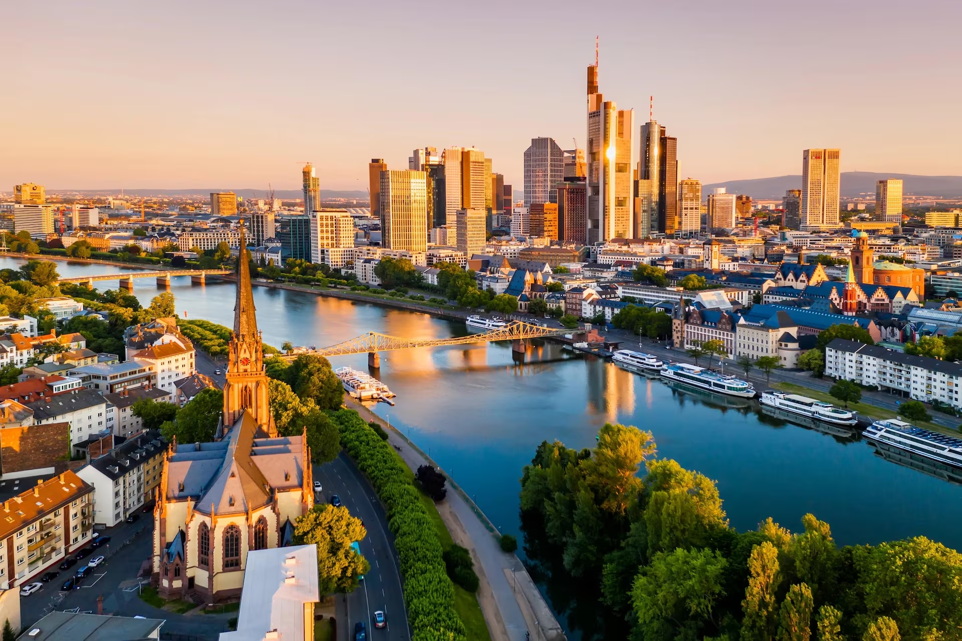 Vista de Frankfurt, Alemania